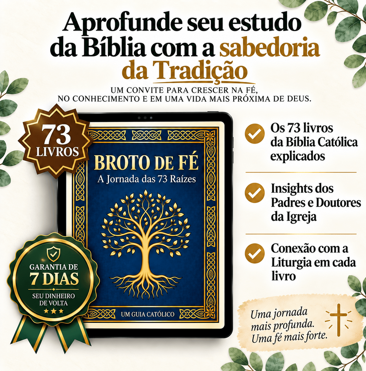 Ebook Broto de Fé — capa digital