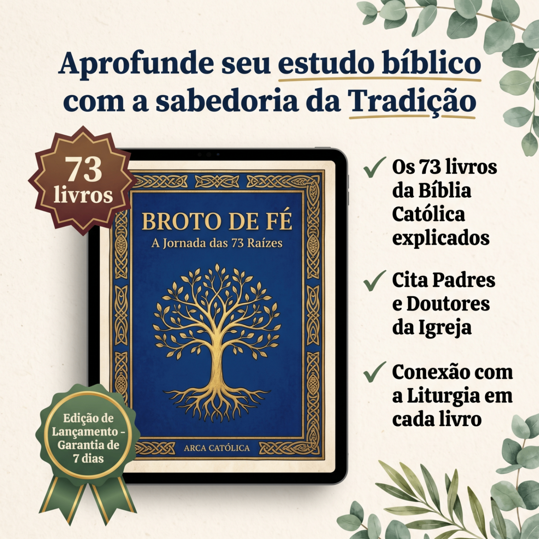 Ebook Broto de Fé — capa digital